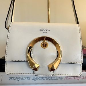 Beautiful ivory Jimmy Choo Crossbody bag